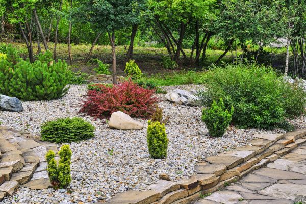 Rock Landscaping in Sandy