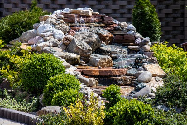 Rockscaping in Sandy