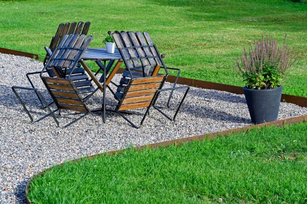 Metal Edging Installation in Sandy
