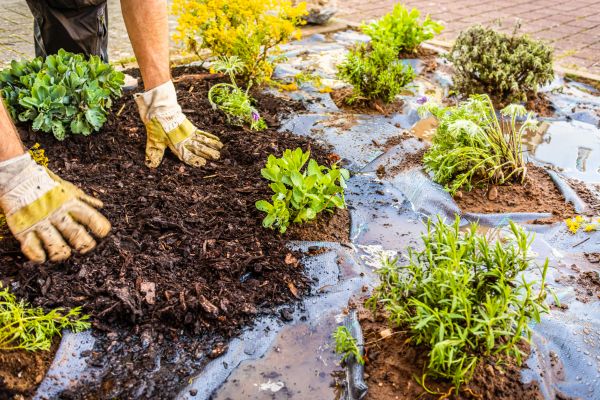 Mulch Fabric Installation Service