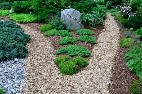 Cypress Mulch Installation