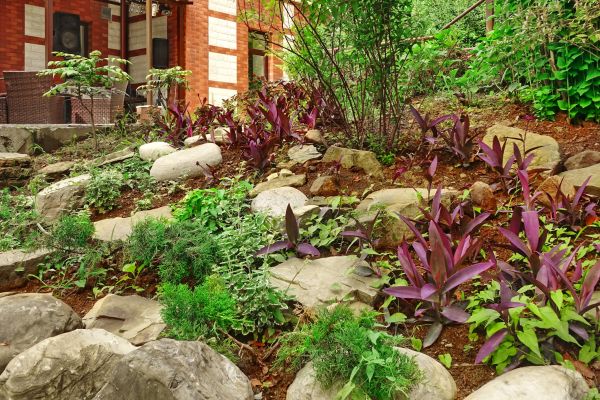 Rock Garden Landscaping in Sandy