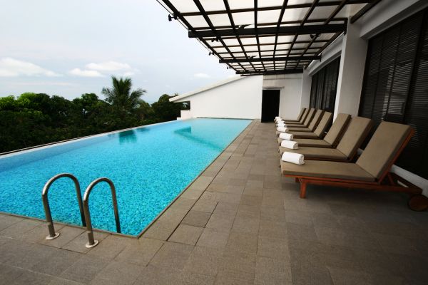 Pool Patio Landscaping in Sandy